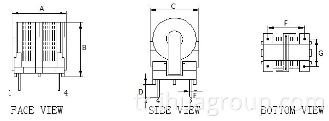SMD Ferrit Çekirdek Power Inductor Chooke Bobin Filtresi Mutfak Aletleri